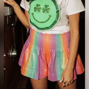 Queen of Sparkles Shorts Smocked Swing